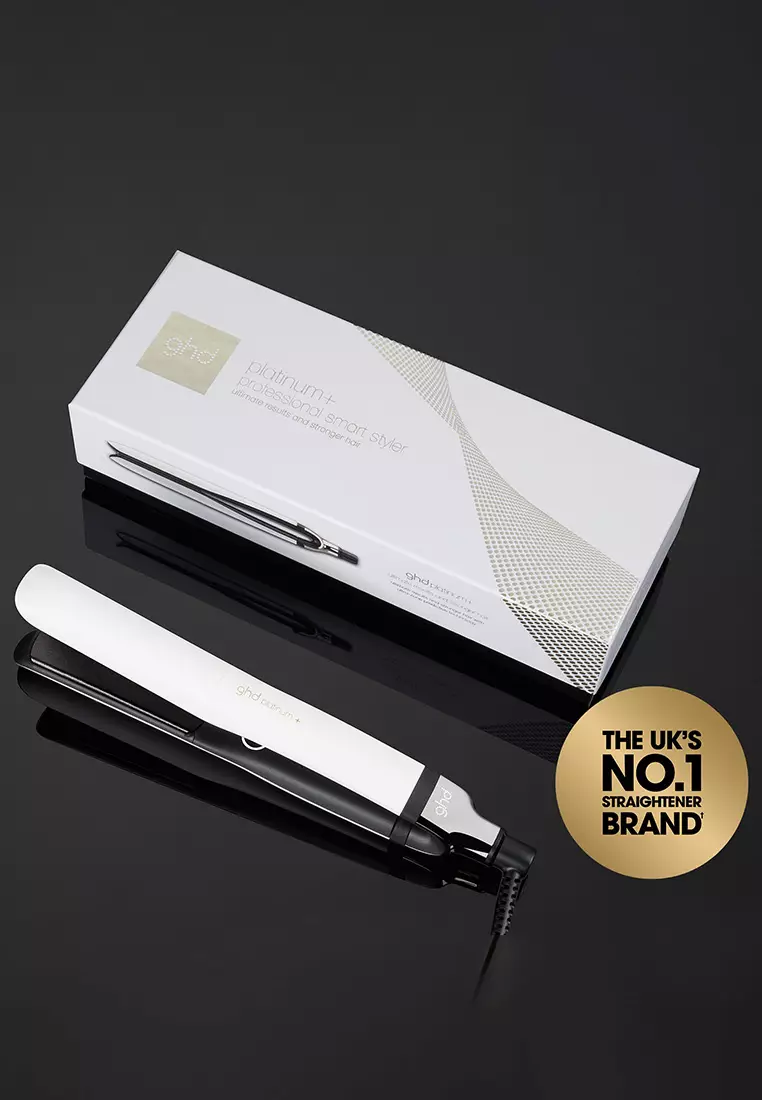 Buy GHD Platinum+ Hair Straightener in White - Ultimate smart styler ...