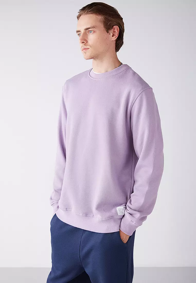 Lilac sweatshirt mens cheap