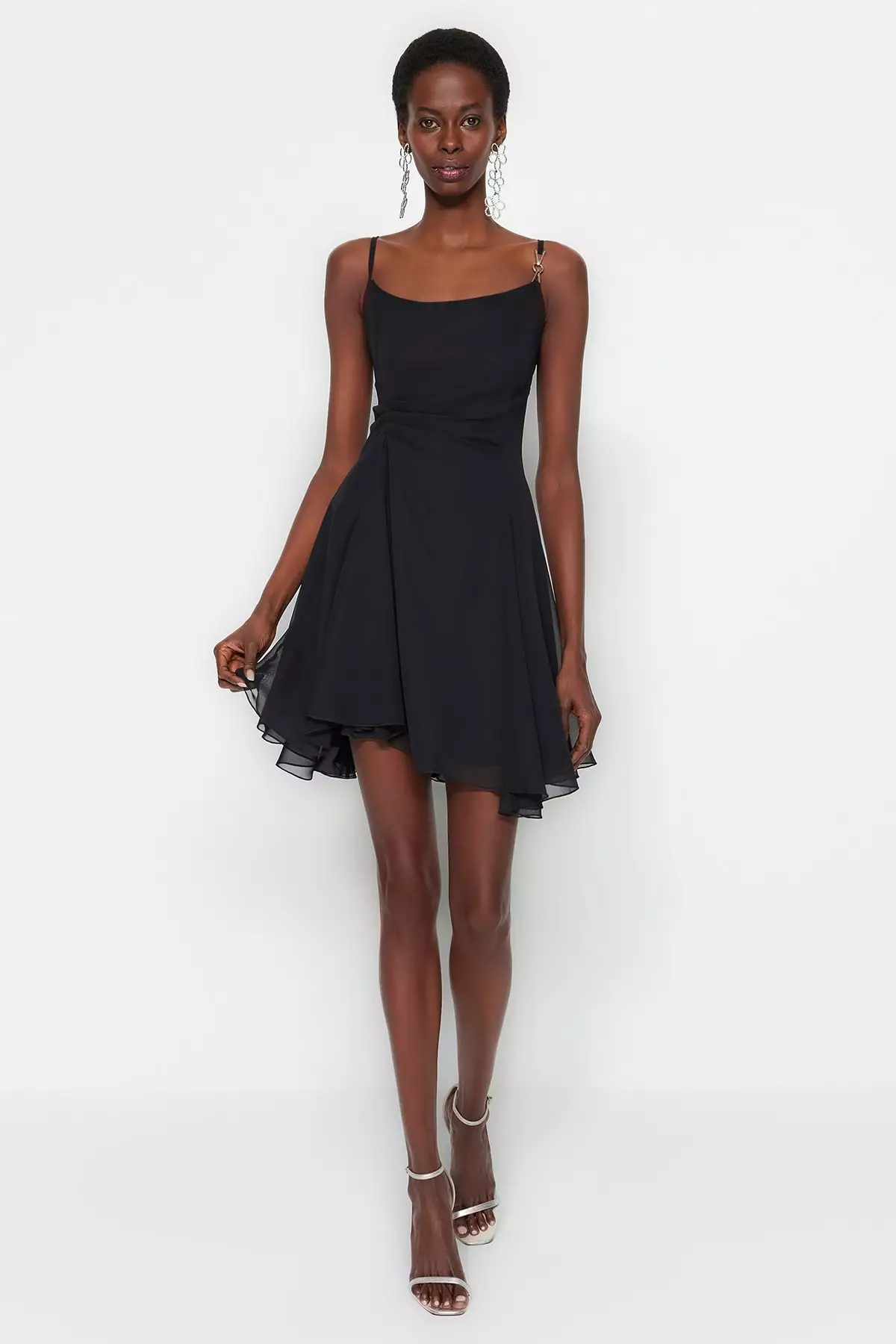 Thin strap new arrivals skater dress