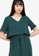 ZALORA BASICS green 100% Recycled Polyester Layer Mini Dress 59782AA0B9562FGS_3