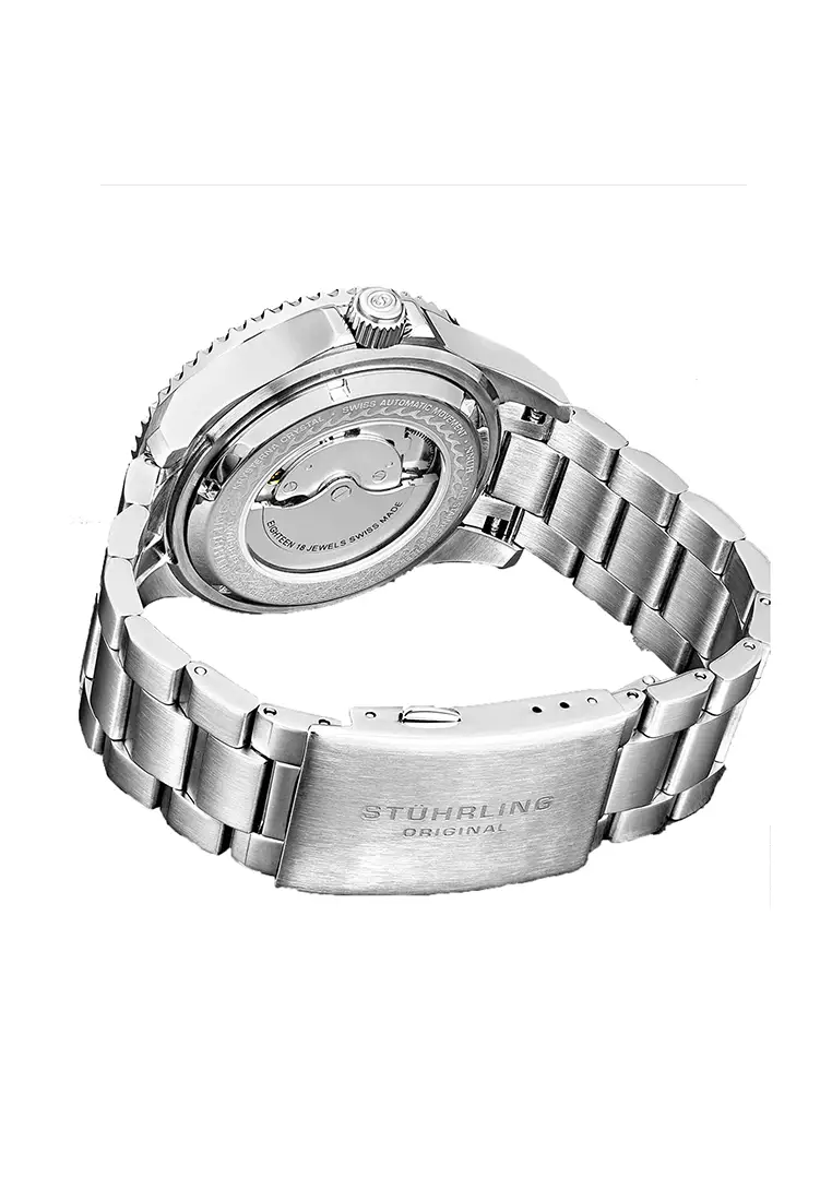 Stuhrling Original Depthmaster Heritage 883H-03 Jam Tangan Pria Diver Automatic Analog