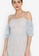 ZALORA OCCASION blue Cold-Shoulder Corded Lace Midi Dress 4579BAAEE7529AGS_3