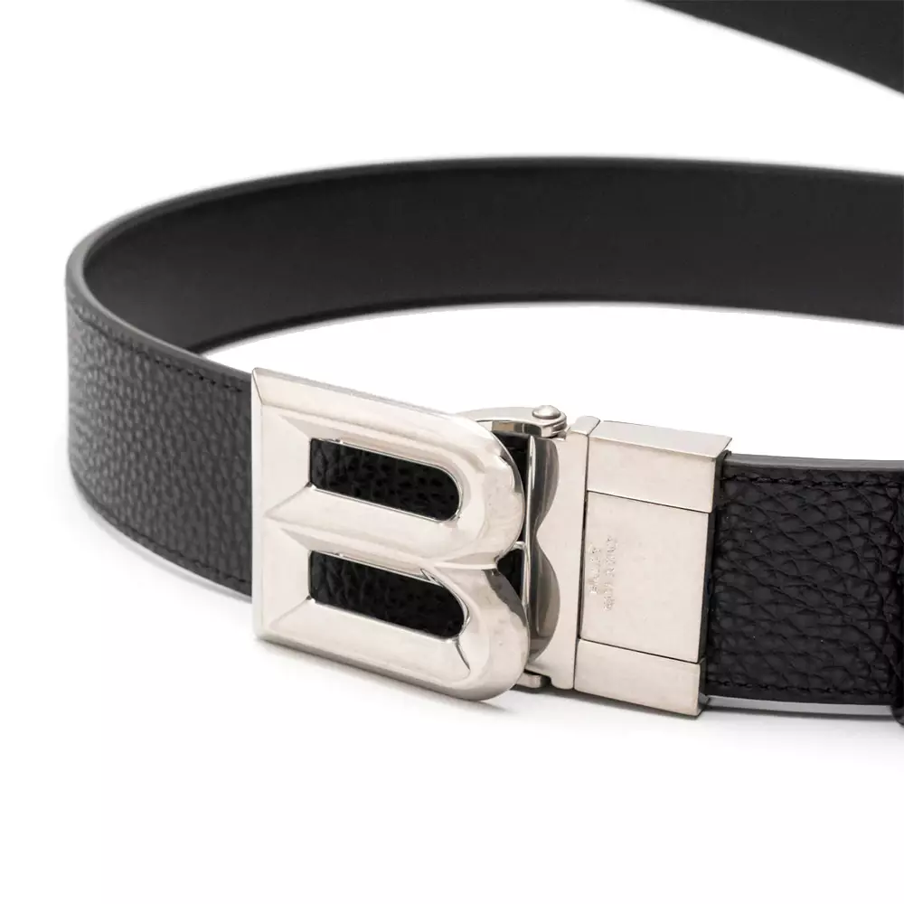 Jual Bally Bally B Bold 35 Reversible And Adjustable Belt Black ...