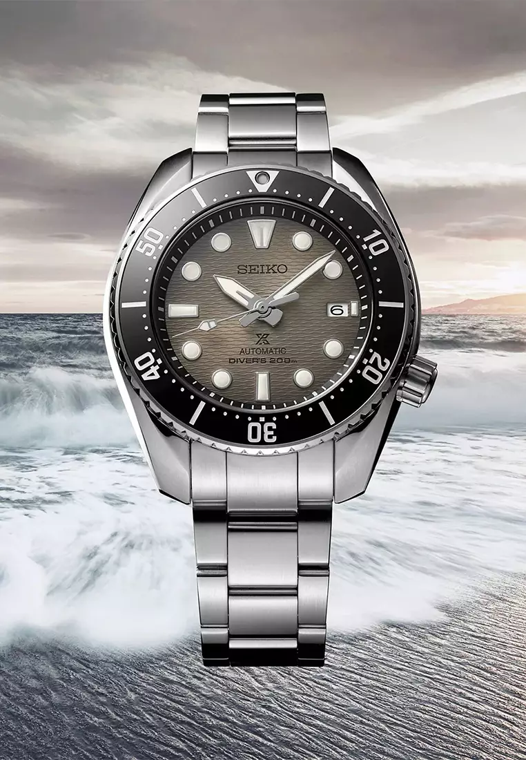 Seiko Prospex SPB323J1 - King Sumo Automatic Divers 200m - Grey Dial - Stainless Steel