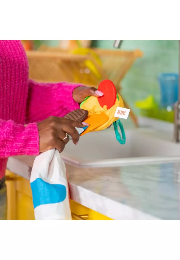 Say Cheese Burger Plush Teether