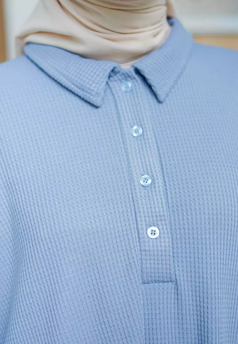 Luisa Midi Skirt Dusty Blue