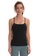 B-Code black YGA1001_Black_Lady Quick Drying Running Fitness Yoga Sports Top 1AB40AAFCB56C5GS_1