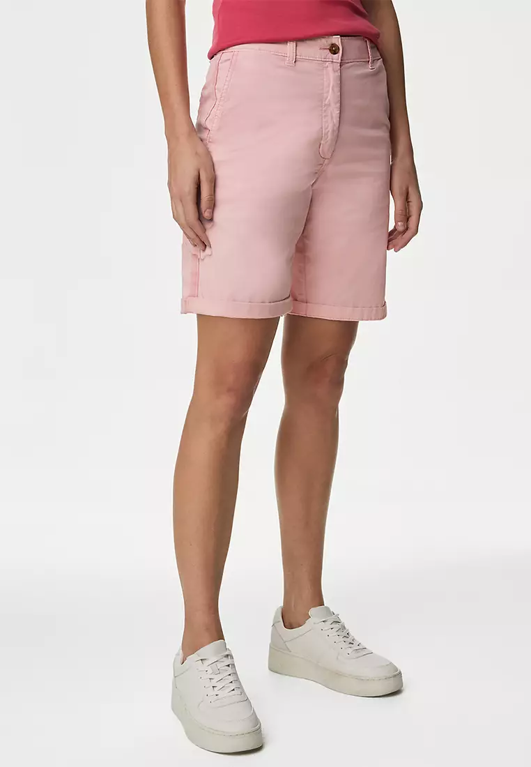 Cotton Rich Tea Dyed Chino Shorts