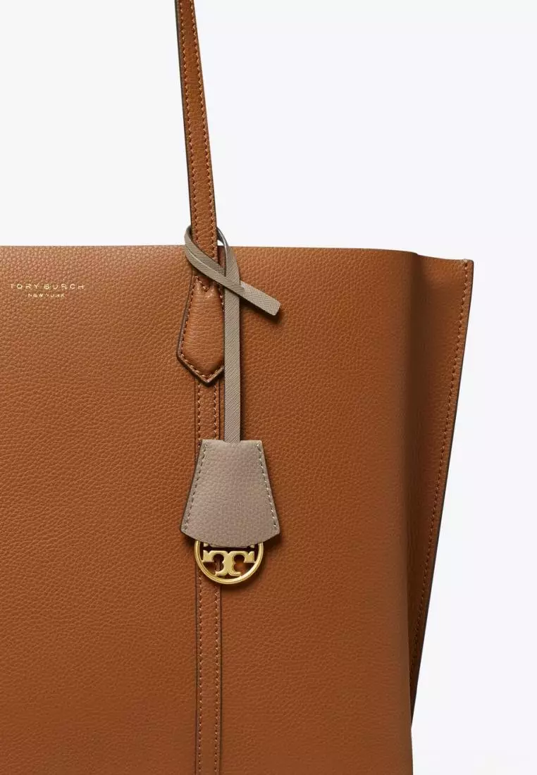 Tory Burch PERRY TRIPLE COMPARTMENT TOTE - Tote bag - light umber/bronze 
