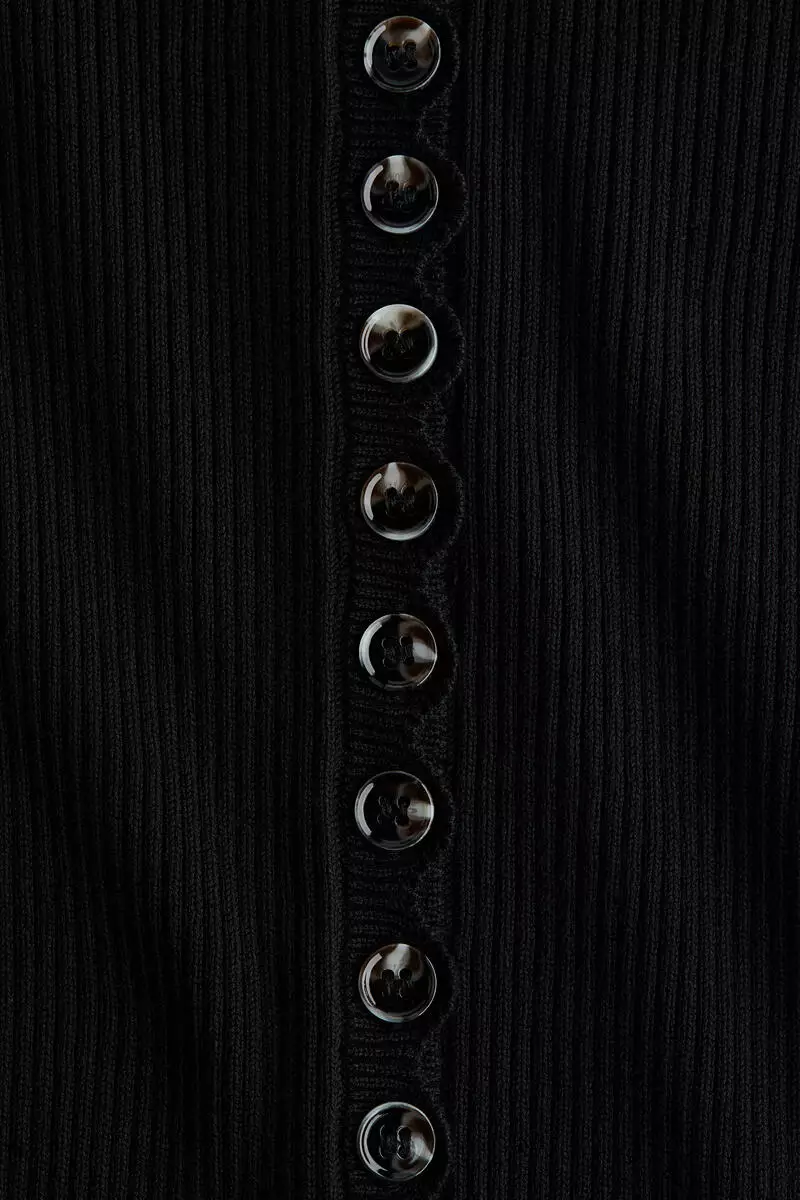 Ribbed cardigan