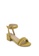 Rag & CO. yellow AMELIA Block Heeled Handcrafted Suede Sandal in Yellow DC8D3SH43C6F6FGS_2