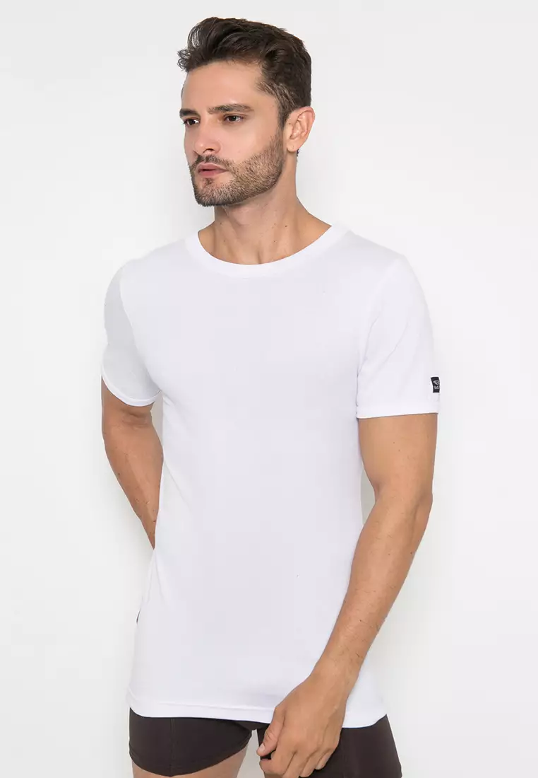 LGS - Innerwear - Pakaian Dalam Pria - Kaos Oblong Pria - Round Neck - LETS.003.333
