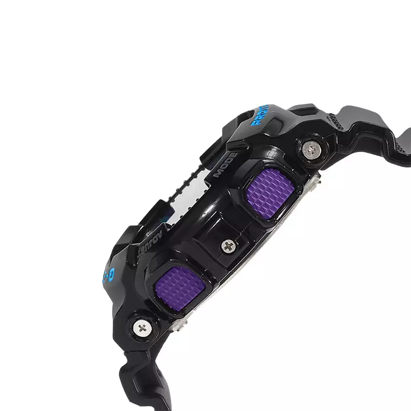 Jam Tangan Pria Casio G-Shock G-Classic GA-110HC-1AJF Hyper Color Digital Analog Dial Black Resin Band (JDM)