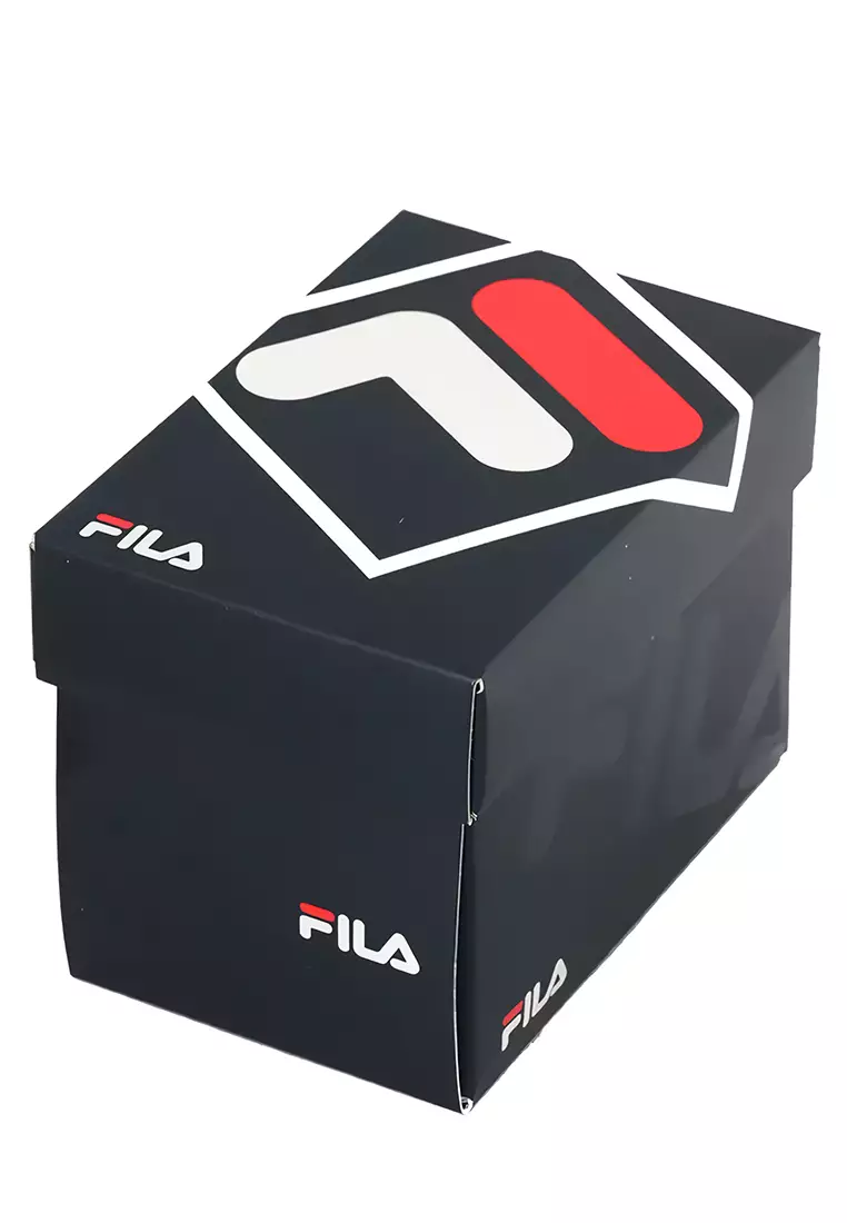 FILA Jam Tangan Analog Unisex - Black Silicon Strap - FL38321-102