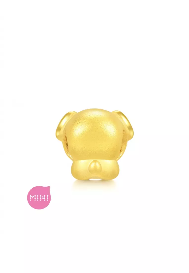 Charme 999 24K Gold Chinese Zodiac Dog Charm 93701C (Bracelet not included)