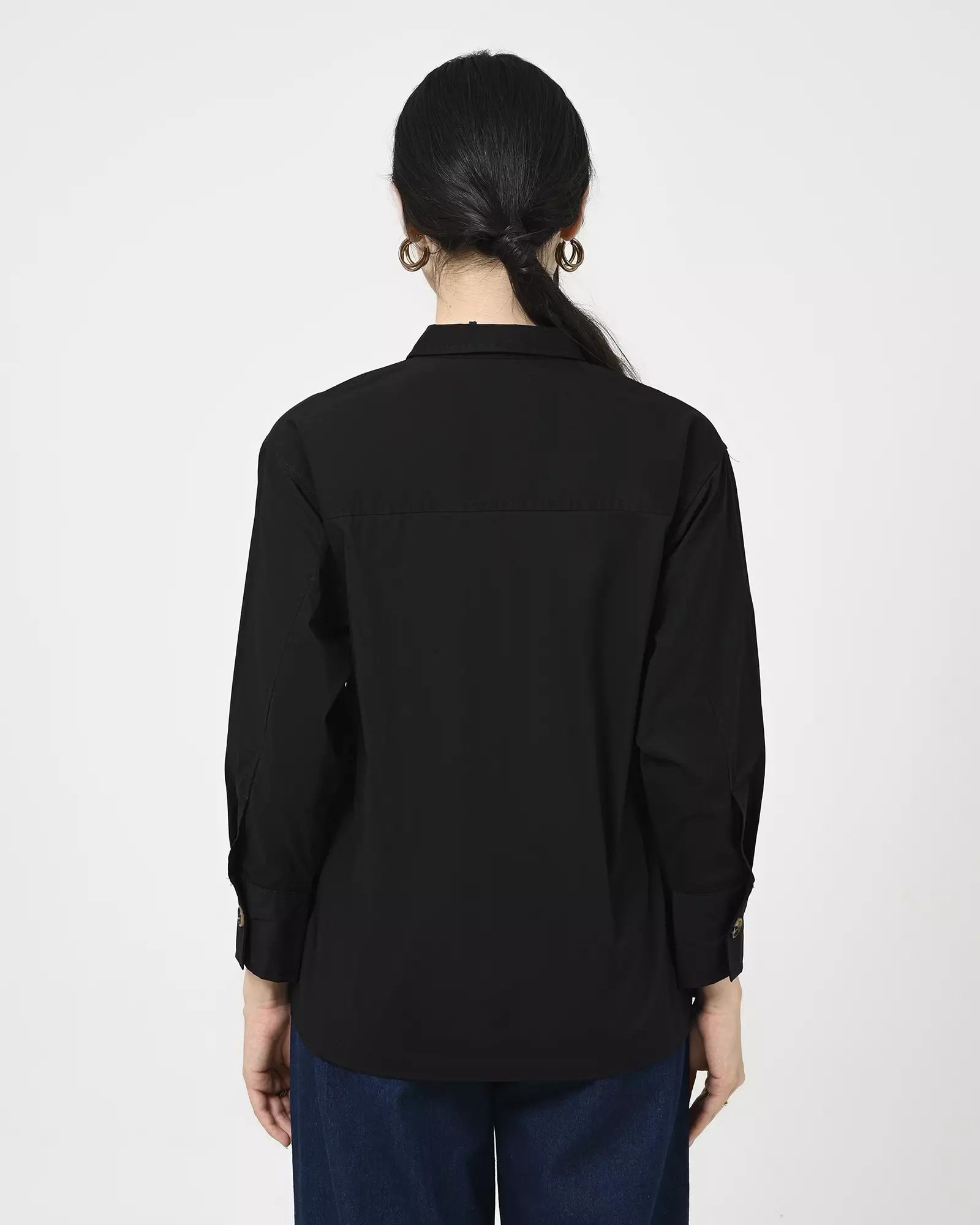 Geulis.id AGARA SHIRT - Black