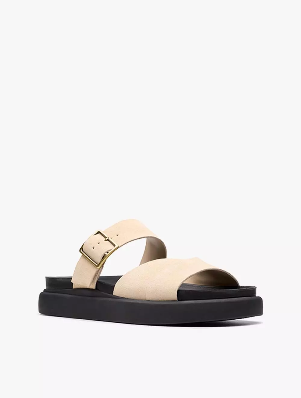 Clarks Aristella Mule Ecru Suede