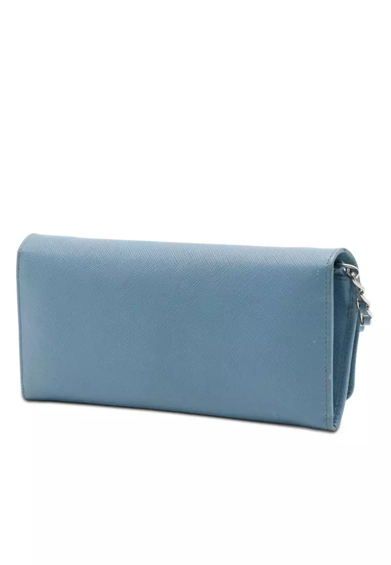 Pre-Loved Prada Saffiano Wallet On Chain