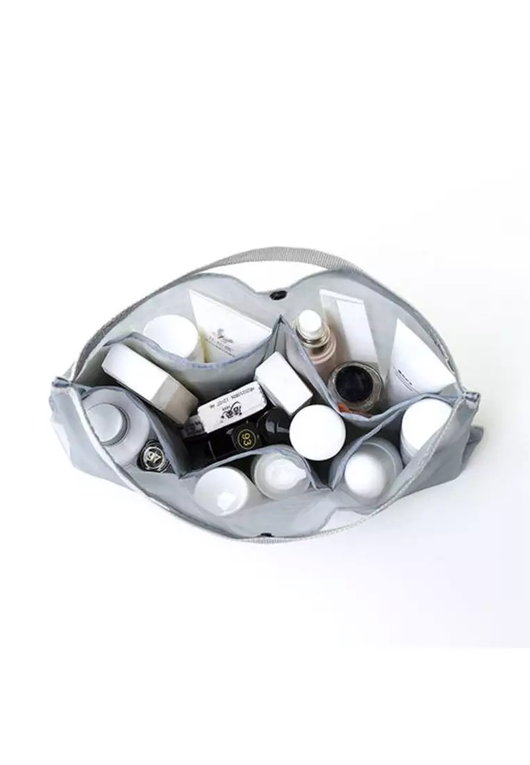 Nylon Mini Mesh Organizer Bag Medium - Brown