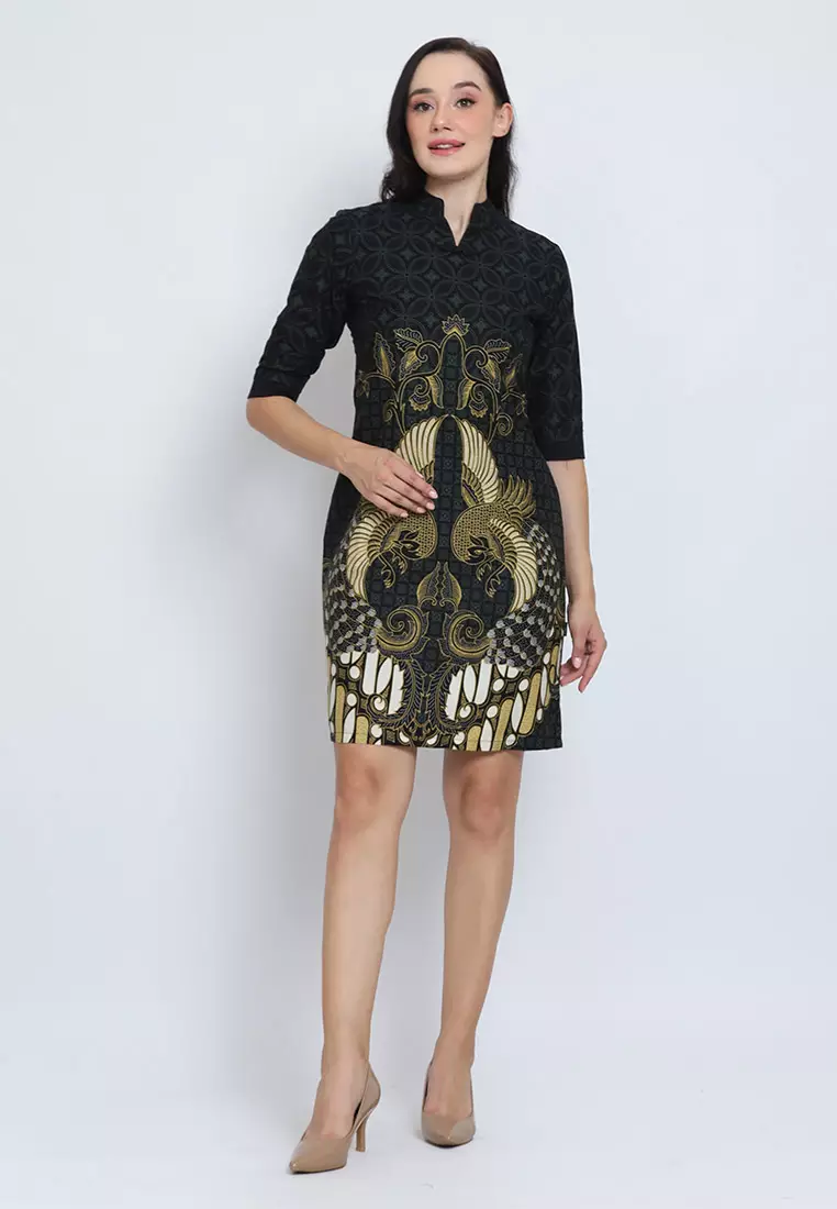 Hadinata Batik Wanita Superfine Dress Furing Binala Bharata