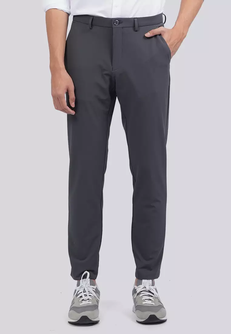 Basic Slim Fit Casual Pants