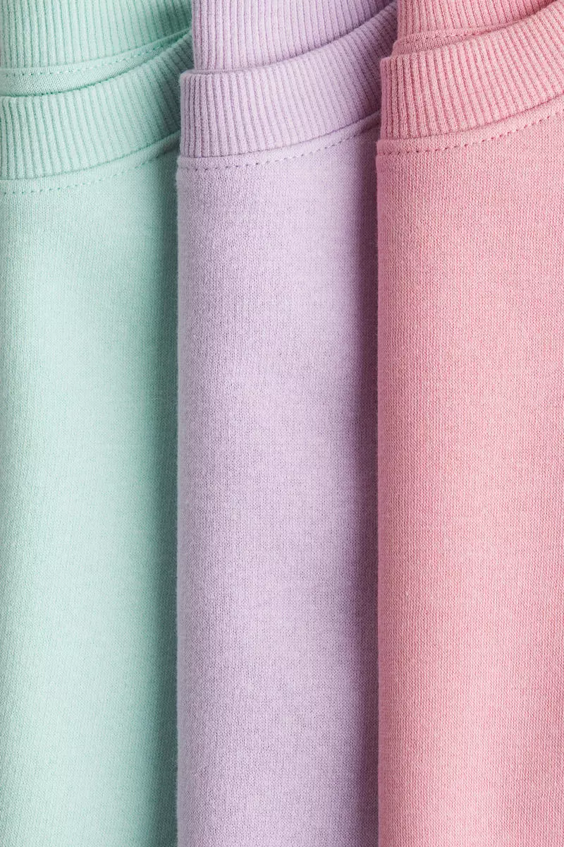 3-pack brushed-inside sweatshirts
