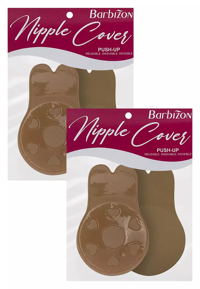 2-in-1 Pack Push-up Nipple Cover Women Underwear