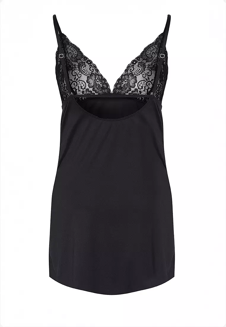 Plus Size Cut Out Babydoll Nightie