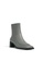 BERACAMY grey BERACAMY Square Zip Ankle Boots - Smooth Grey 79EF6SHDCB37C4GS_2