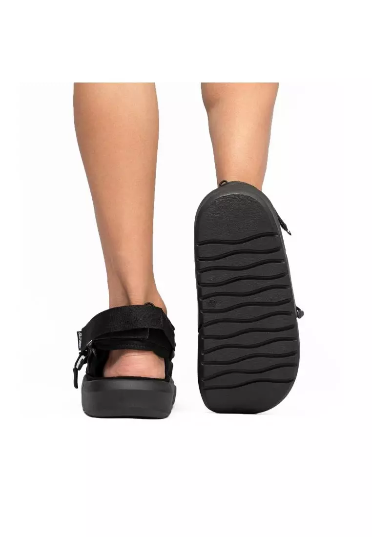 X-Trave Sandal Traveling Unisex Black / Sandal Gunung