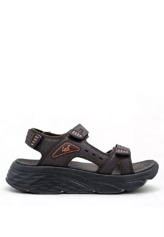 Men Slip On Faux Leather Classic Casual Sandals - 250141257