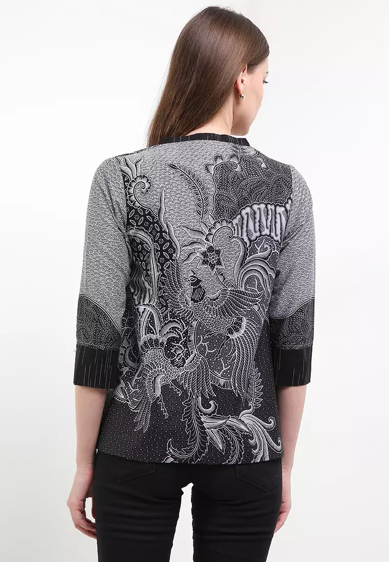 Outer Cardigan Vest Atasan Wanita Ravenia Lengan Panjang Black