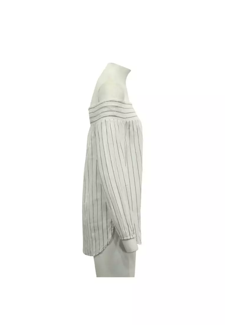 Michael kors white off the shoulder top new arrivals