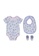 Nike purple Nike Girl Infant's Bodysuit, Bib & Bootie Set (6 - 12 Months) - Purple Pulse 449BCKA092FE11GS_1