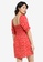 Abercrombie & Fitch red Smocked Waist Pami Short Dress 4B5F1AA6B5FC70GS_5