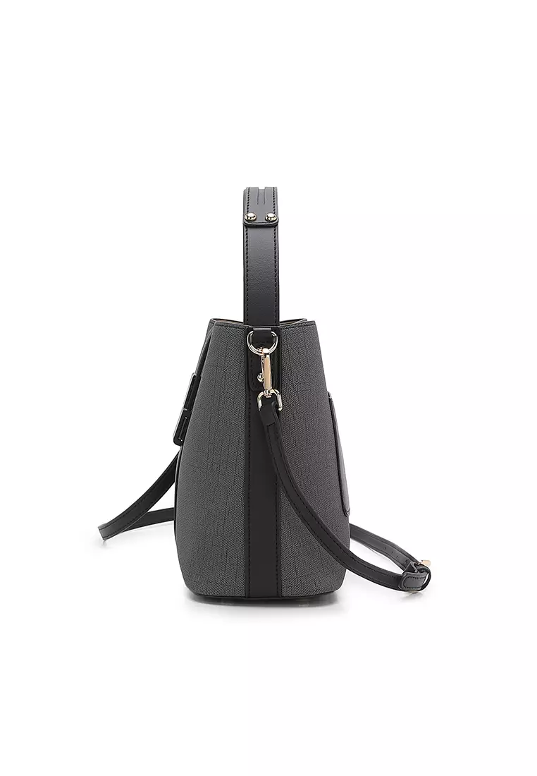 Women's Top Handle Bag / Sling Bag / Crossbody Bag / Shoulder Bag - Black