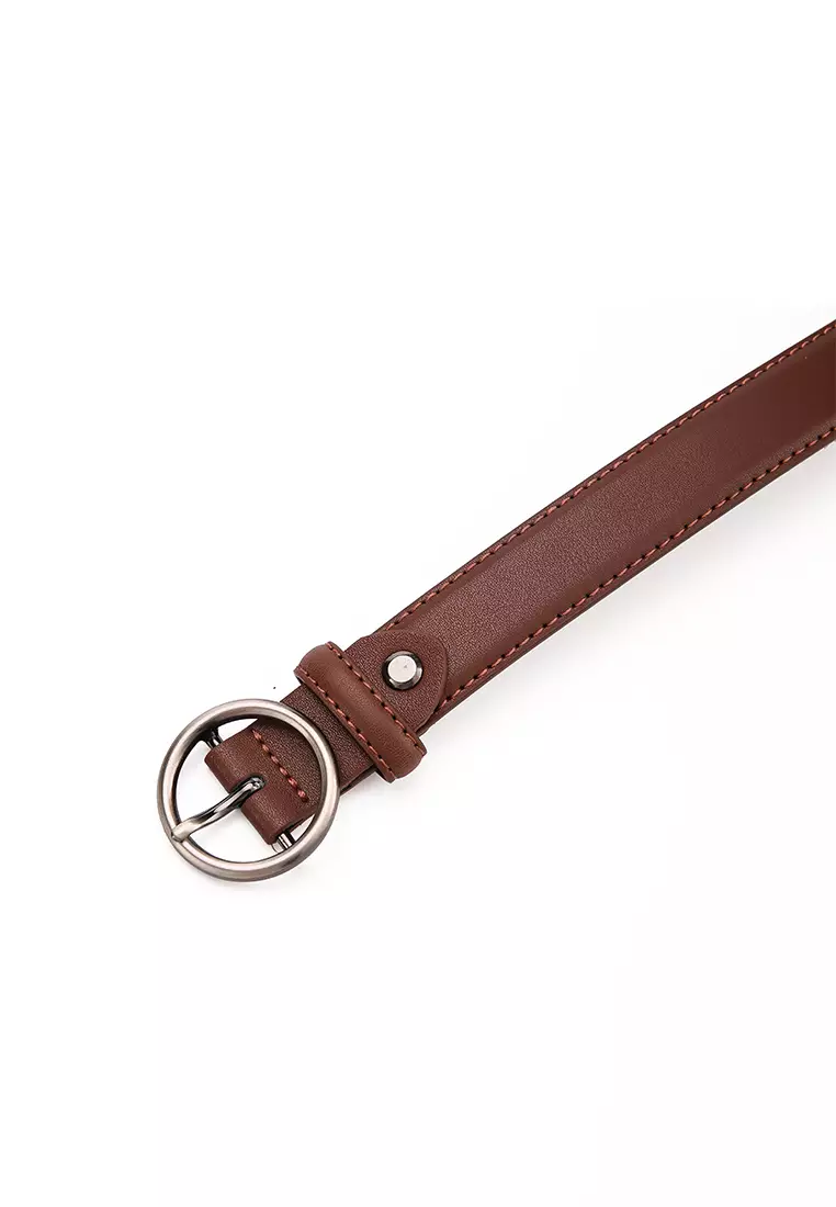 GYKACO RONIA Coffee - Ikat Pinggang Wanita - Fashion Belt / Sabuk