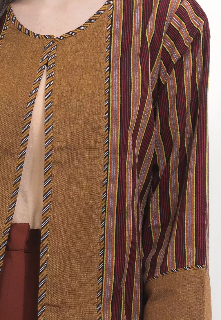 Luxe Linen Outer Lengan Panjang