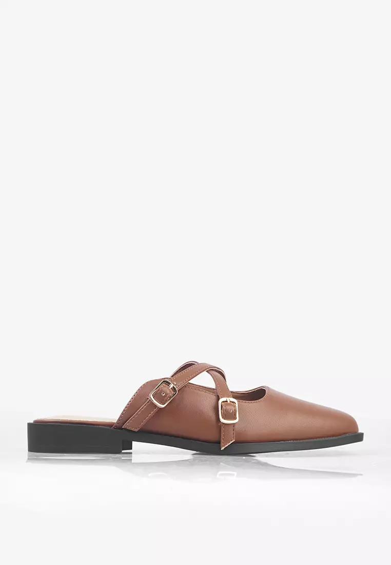 Sepatu Bustong Mules Wanita L.Sora 02