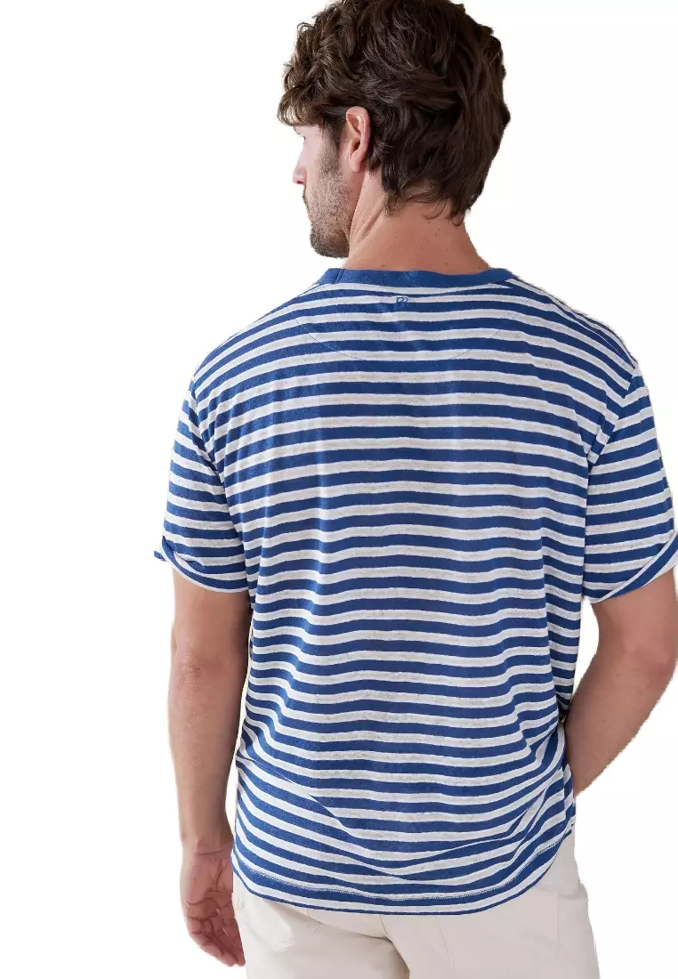 banana republic striped t shirt