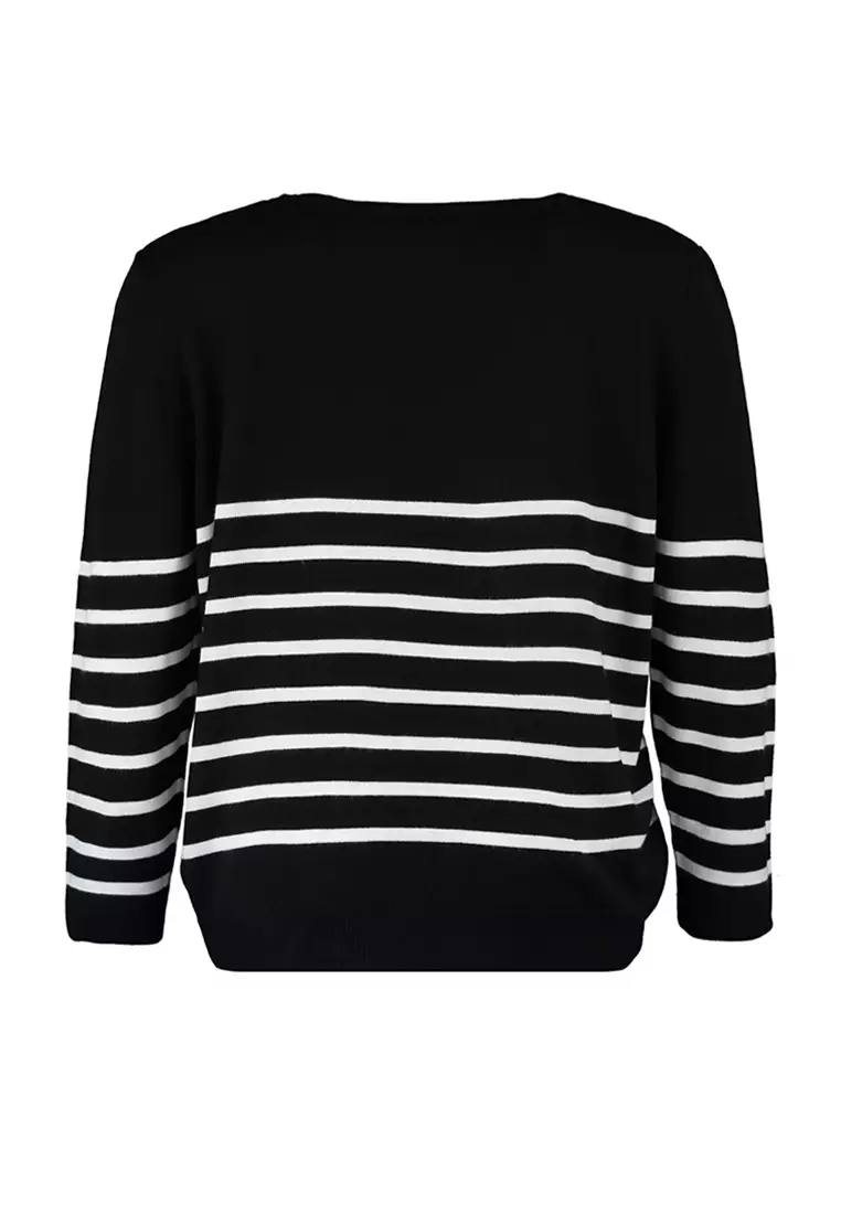 Striped Knitwear Sweater