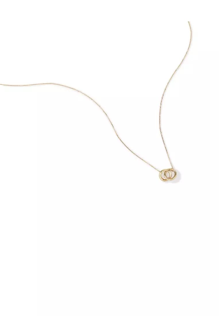 Buy Michael Hill 45cm 18 Double Circle Necklace in 10kt Yellow