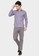 YEGE purple YEGE Long Sleeve Stripe Shirt 2047 A69AFAAB3BF871GS_4