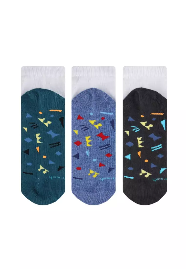 Buy Biofresh Biofresh Boys’ Antimicrobial Cotton Lite Thin Casual Ankle ...