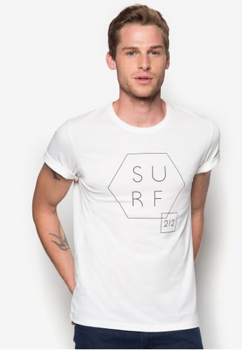 『Surf』圓領TEE, 服飾, 印zalora taiwan 時尚購物網圖T恤