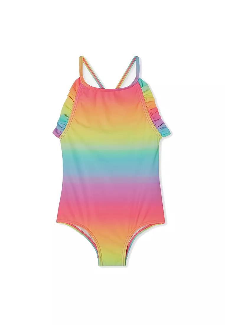 Cotton On VALERIE FRILL - Bikini - bright rainbow/multi-coloured