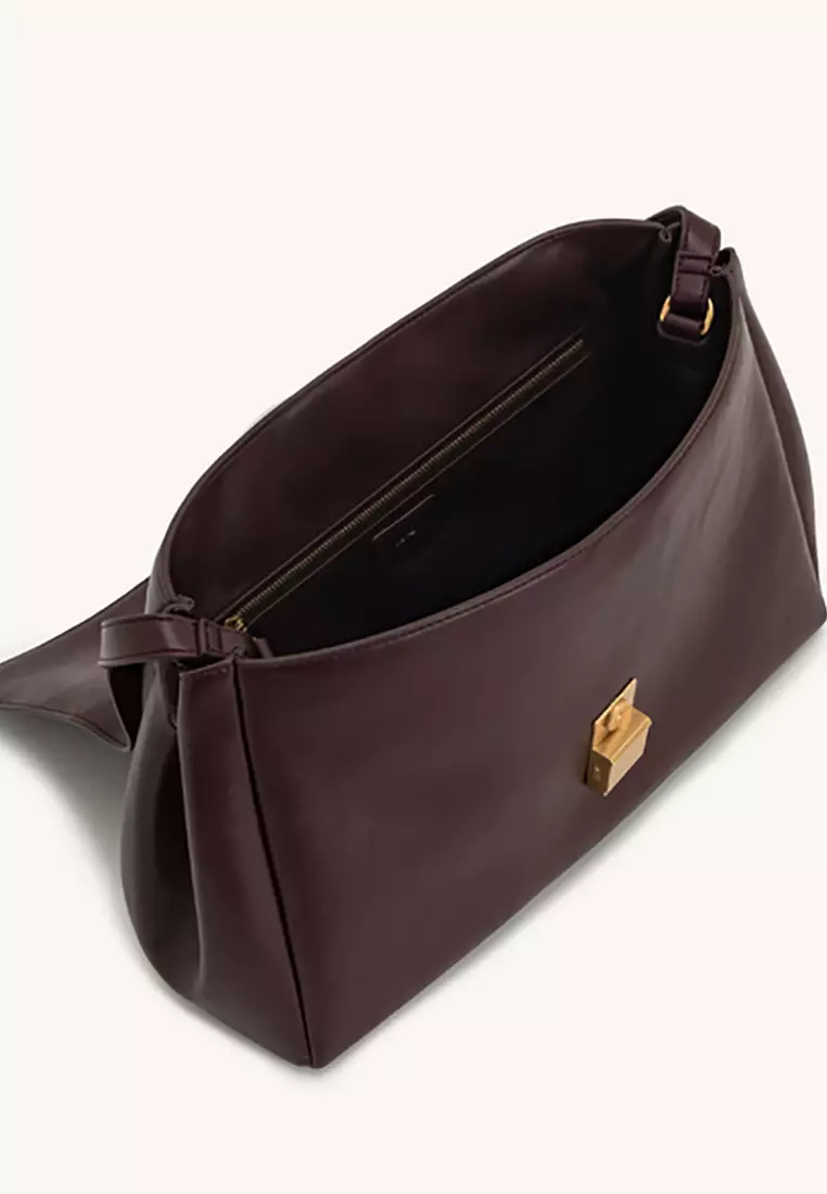Hilary Shoulder Bag - Deep Burgundy