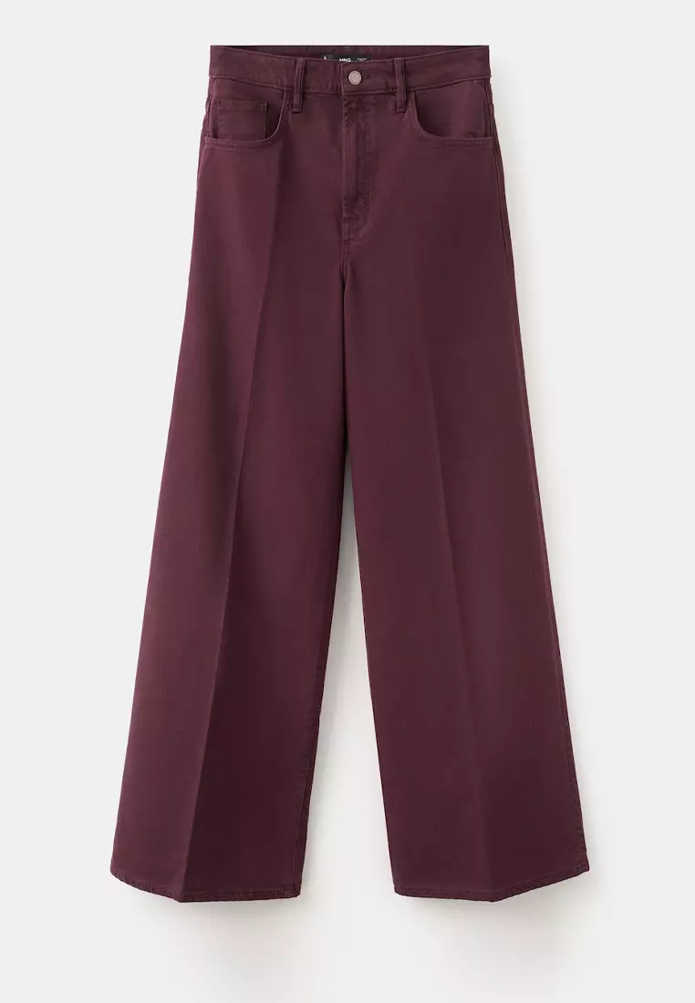 High-Waisted Wide Leg Jeans