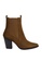 Mango brown Heel Leather Ankle Boots ED785SHA27304DGS_1