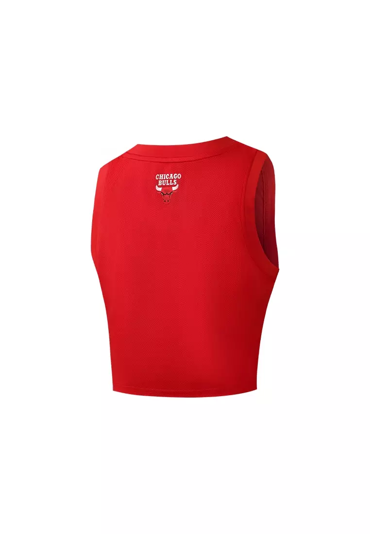Core Chicago Bulls Crop Fit Womens Tank Top
